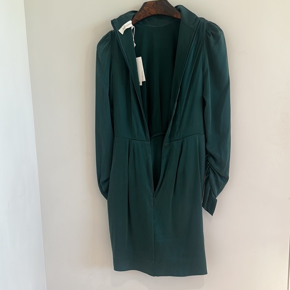ZIMMERMANN Silk Drape Dress Jade NWT - Picture 13 of 17